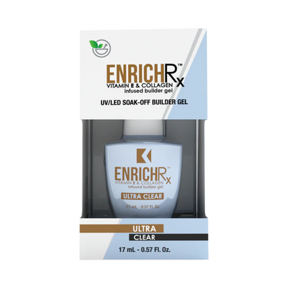 Kupa EnrichRx Ultra Clear Vitamin E & Collagen Infused Builder Gel (0.57 oz)