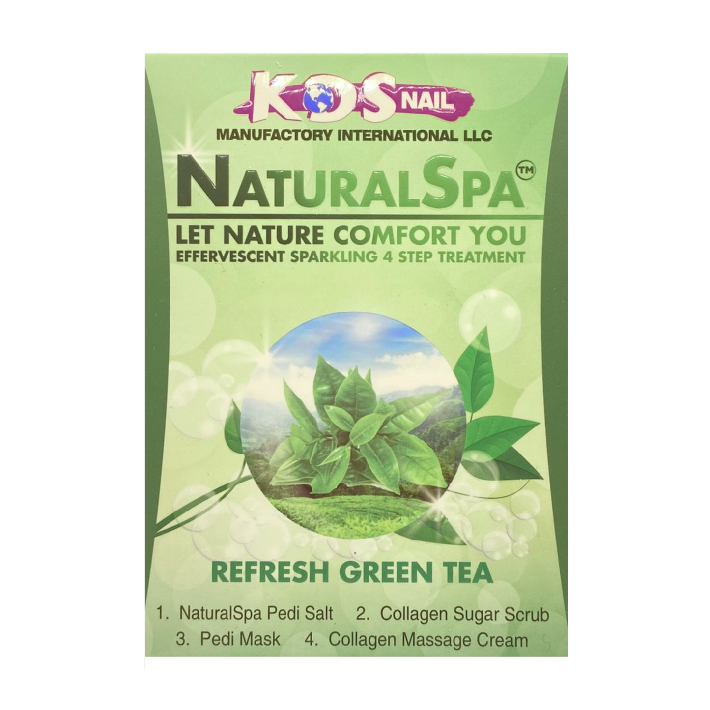 KDS Nail Deluxe Pedi Spa 4 in 1 | Refresh Green Tea