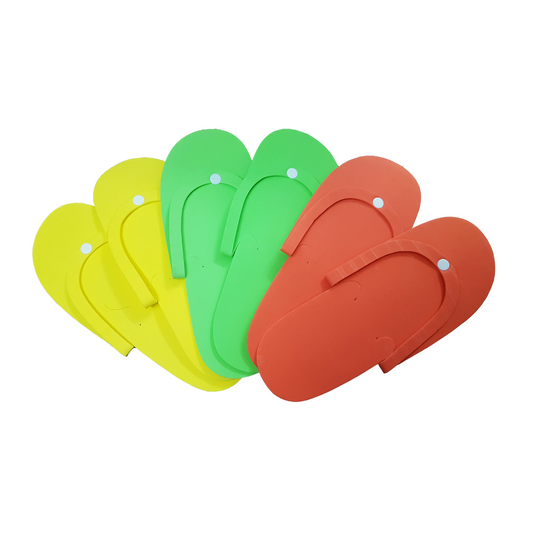 LUXE Multi-color Disposable Pedicure Slippers (360 pairs)