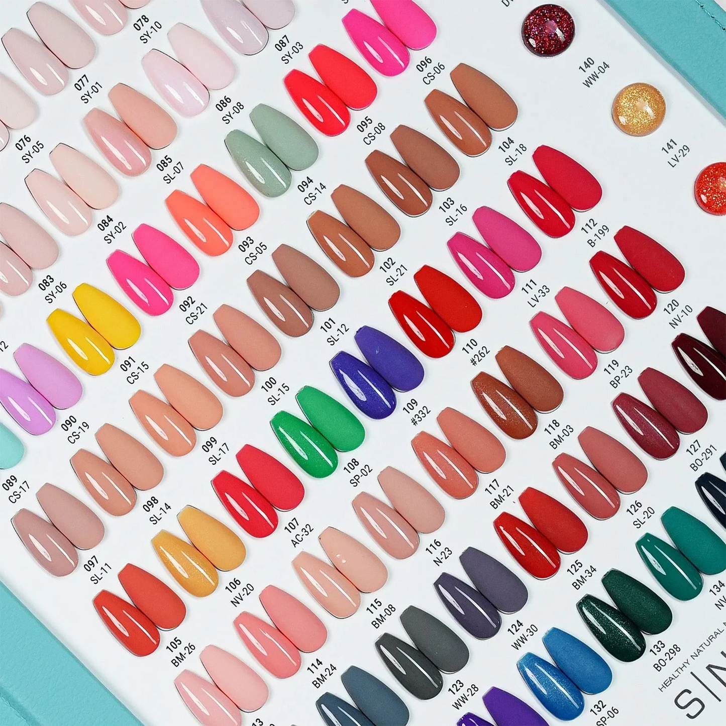 SNS Tiffany Blue 4-In-1 Collection | 144 Powder, Gel, & Lacquer Matching Combos + 2 LED Lamp