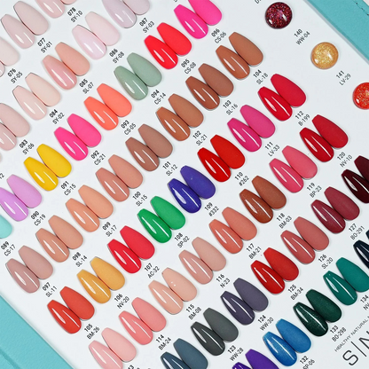 SNS Tiffany Blue 4-In-1 Collection | 144 Powder, Gel, & Lacquer Matching Combos + 2 LED Lamp