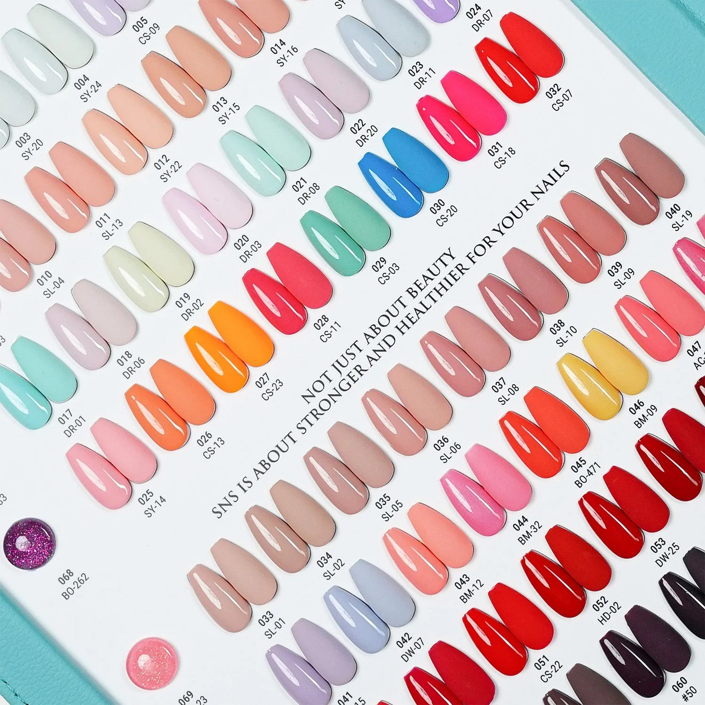 SNS Tiffany Blue 4-In-1 Collection | 144 Powder, Gel, & Lacquer Matching Combos + 2 LED Lamp