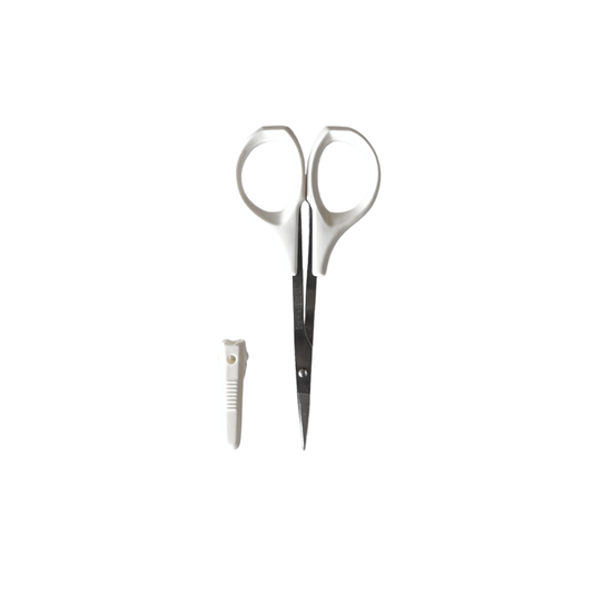 CA861 4" Stainless Steel Quality Scissors | Straight (White)