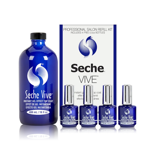 Seche Vive Professional Salon Refill Kit (16 oz & 0.5 oz)