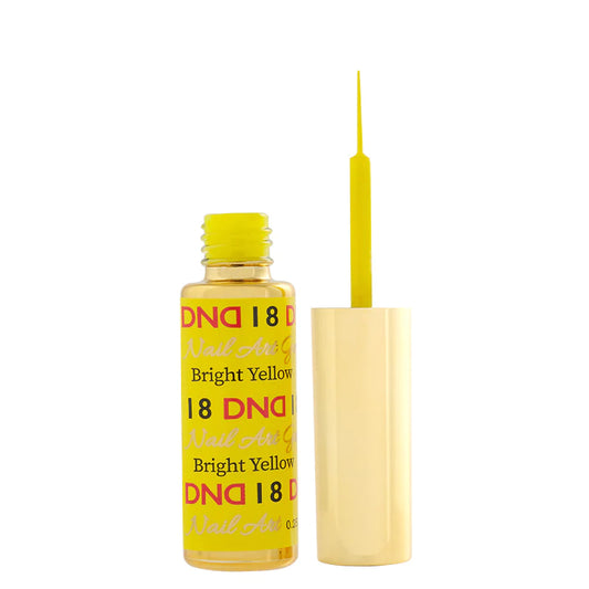 DND Classic Gel Nail Art Liner #18 – Bright Yellow