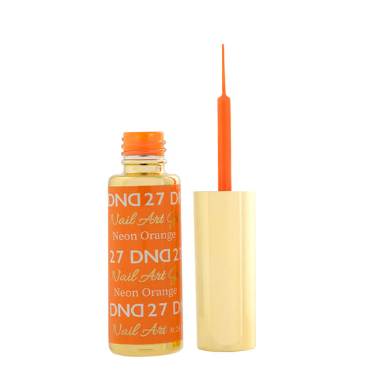 DND Classic Gel Nail Art Liner #27 – Neon Orange